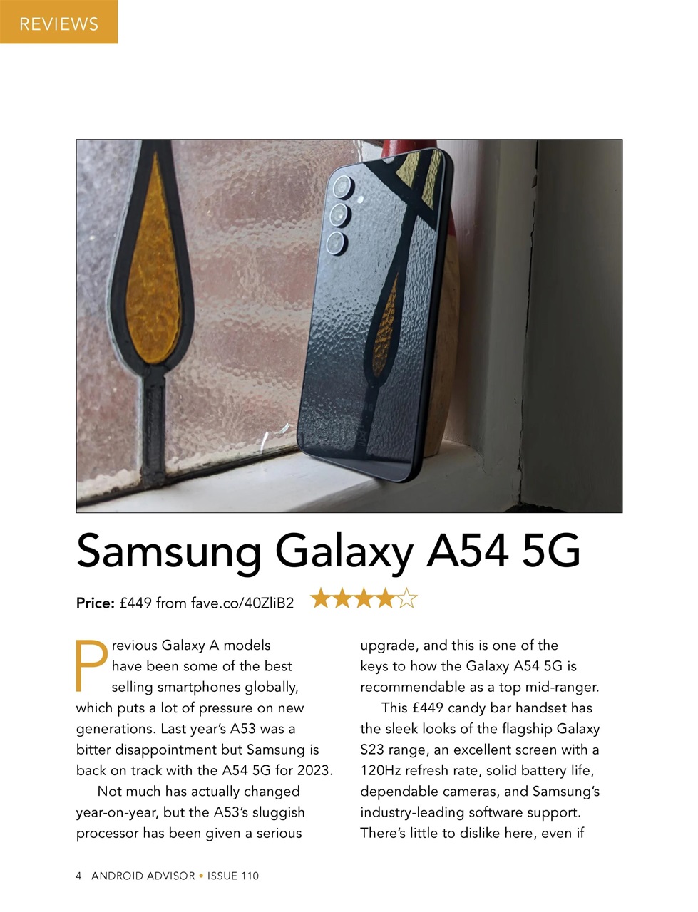 Android Advisor Preview Pages