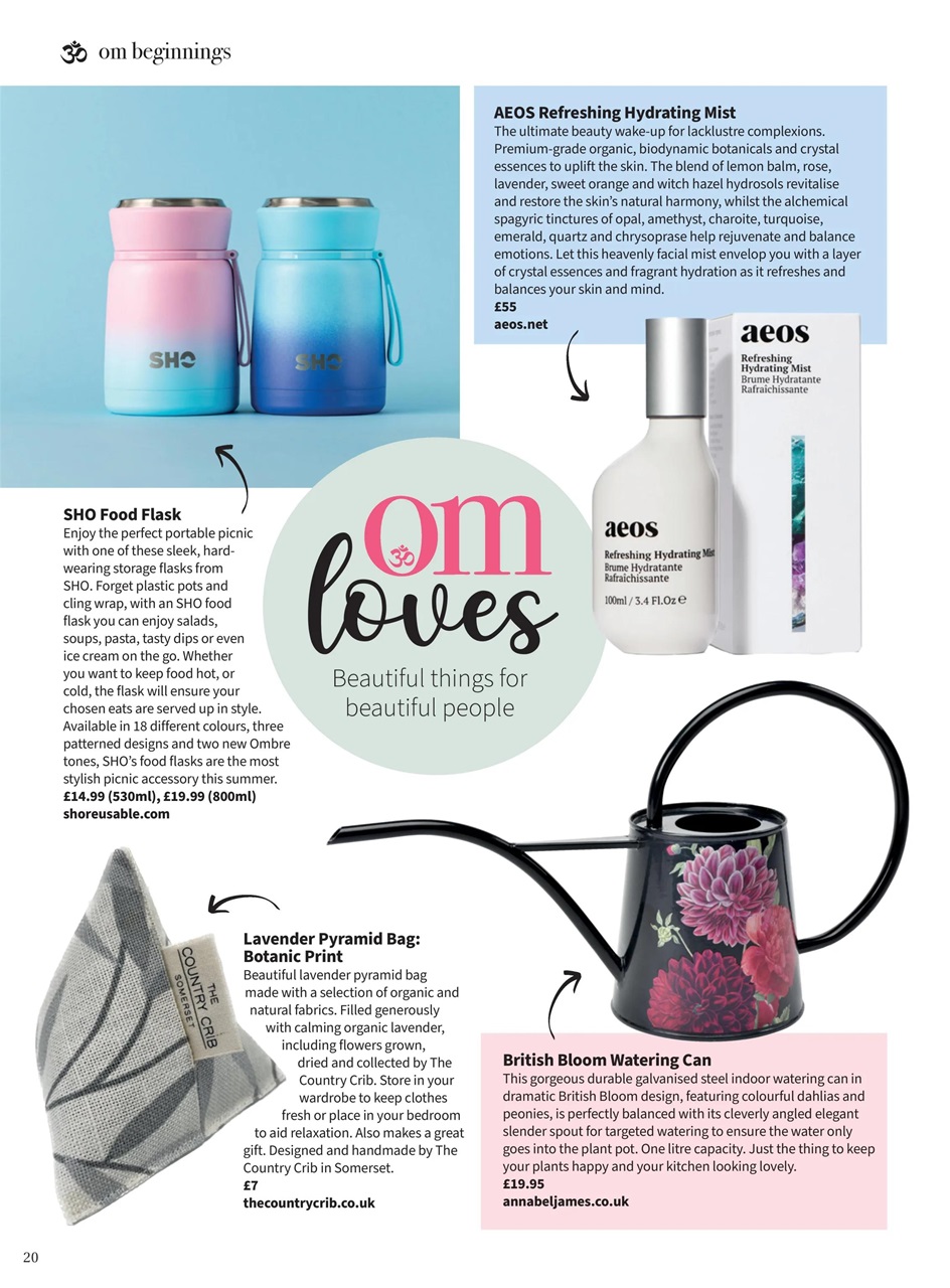 OM Yoga Magazine Preview Pages