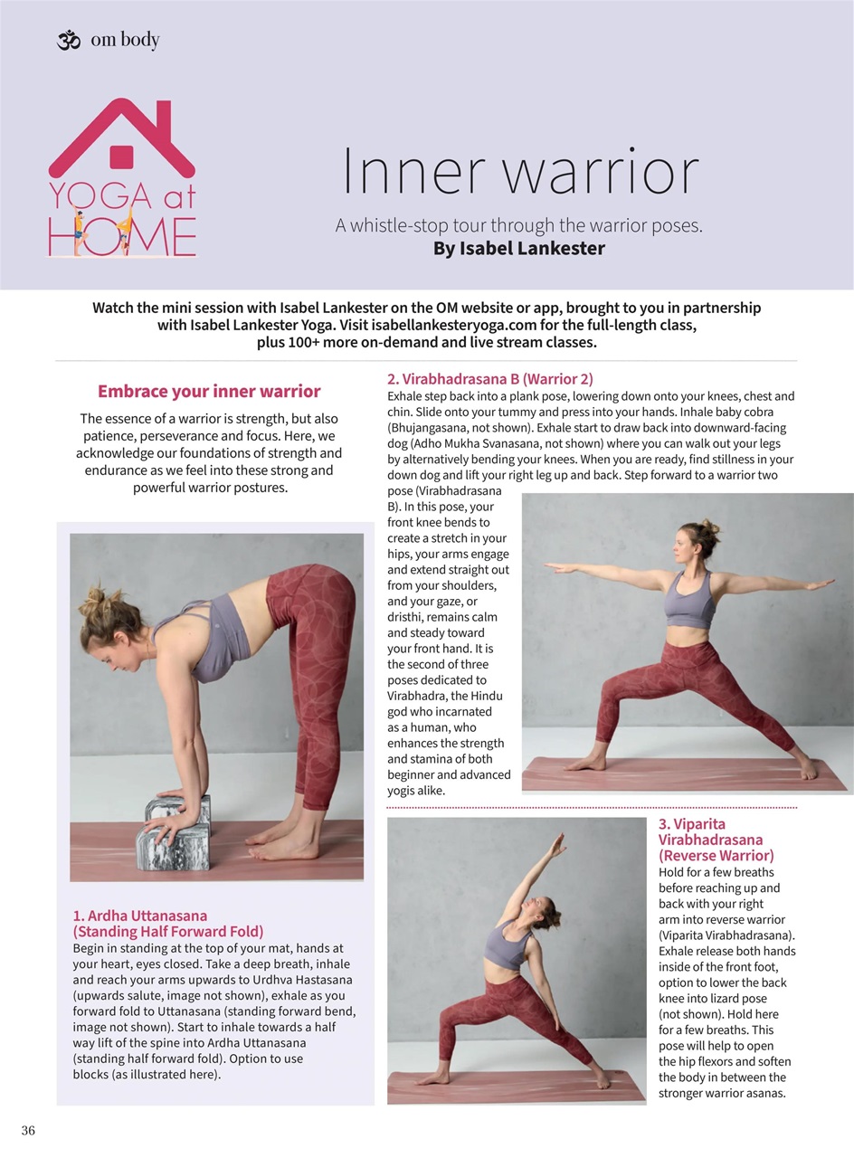 OM Yoga Magazine Preview Pages