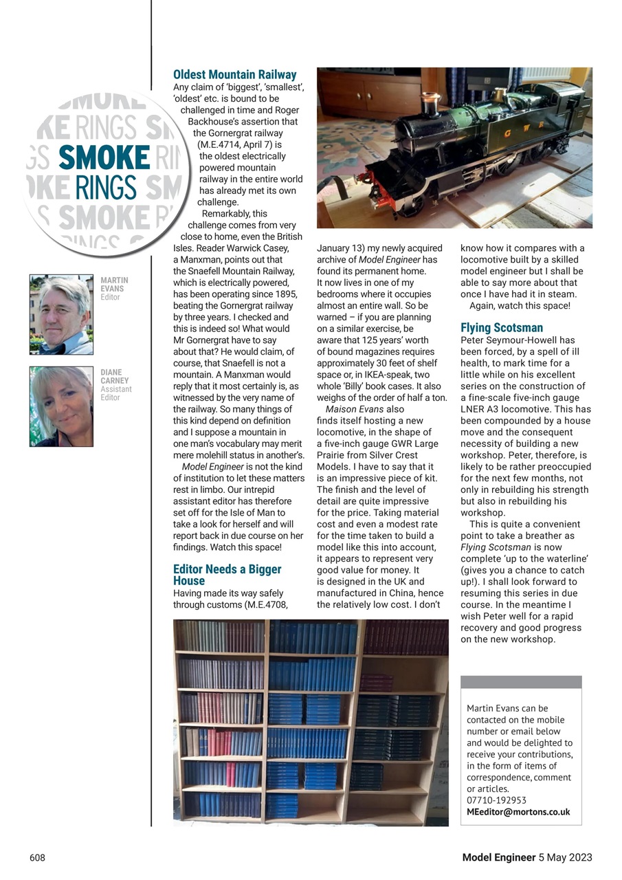 Model Engineer Preview Pages