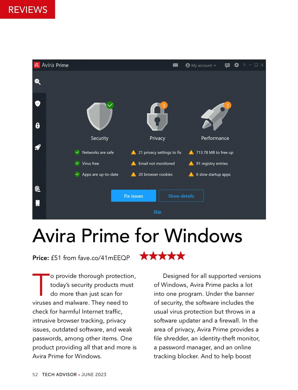 Tech Advisor Preview Pages