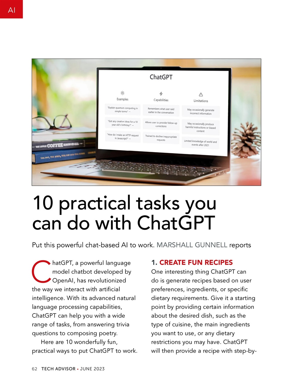 Tech Advisor Preview Pages