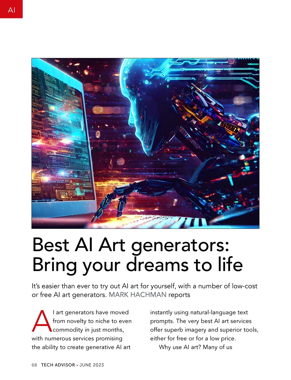 Tech Advisor Preview Pages