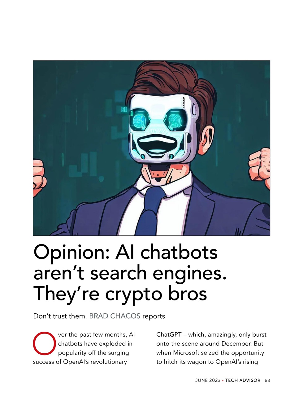 Tech Advisor Preview Pages