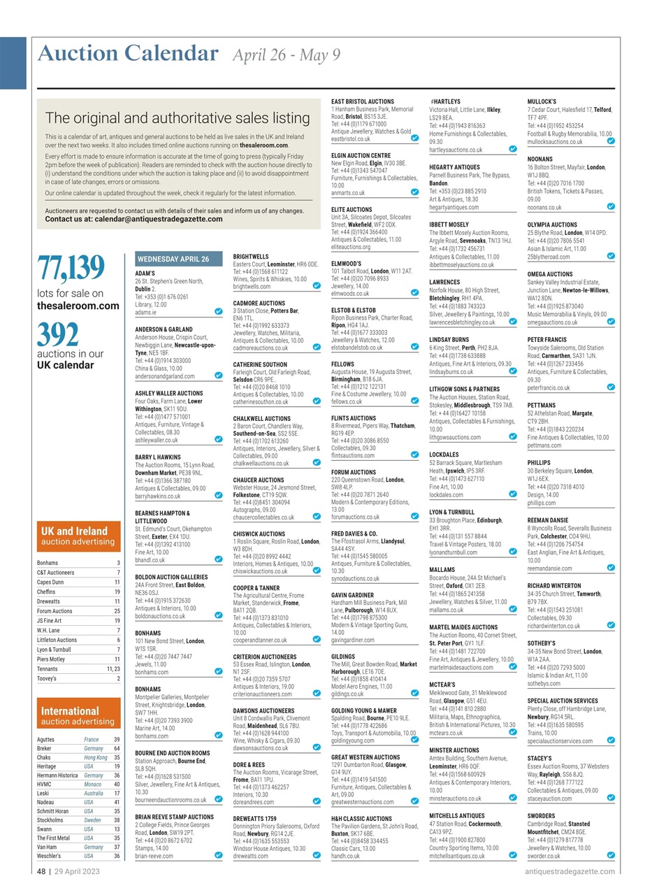 Antiques Trade Gazette Preview Pages