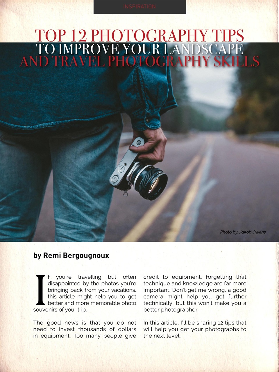 Photography Masterclass Magazine Preview Pages
