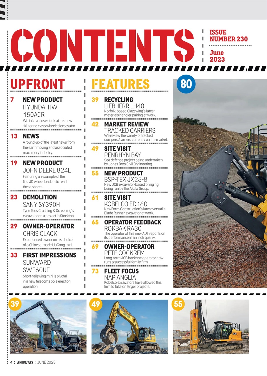 Earthmovers Preview Pages