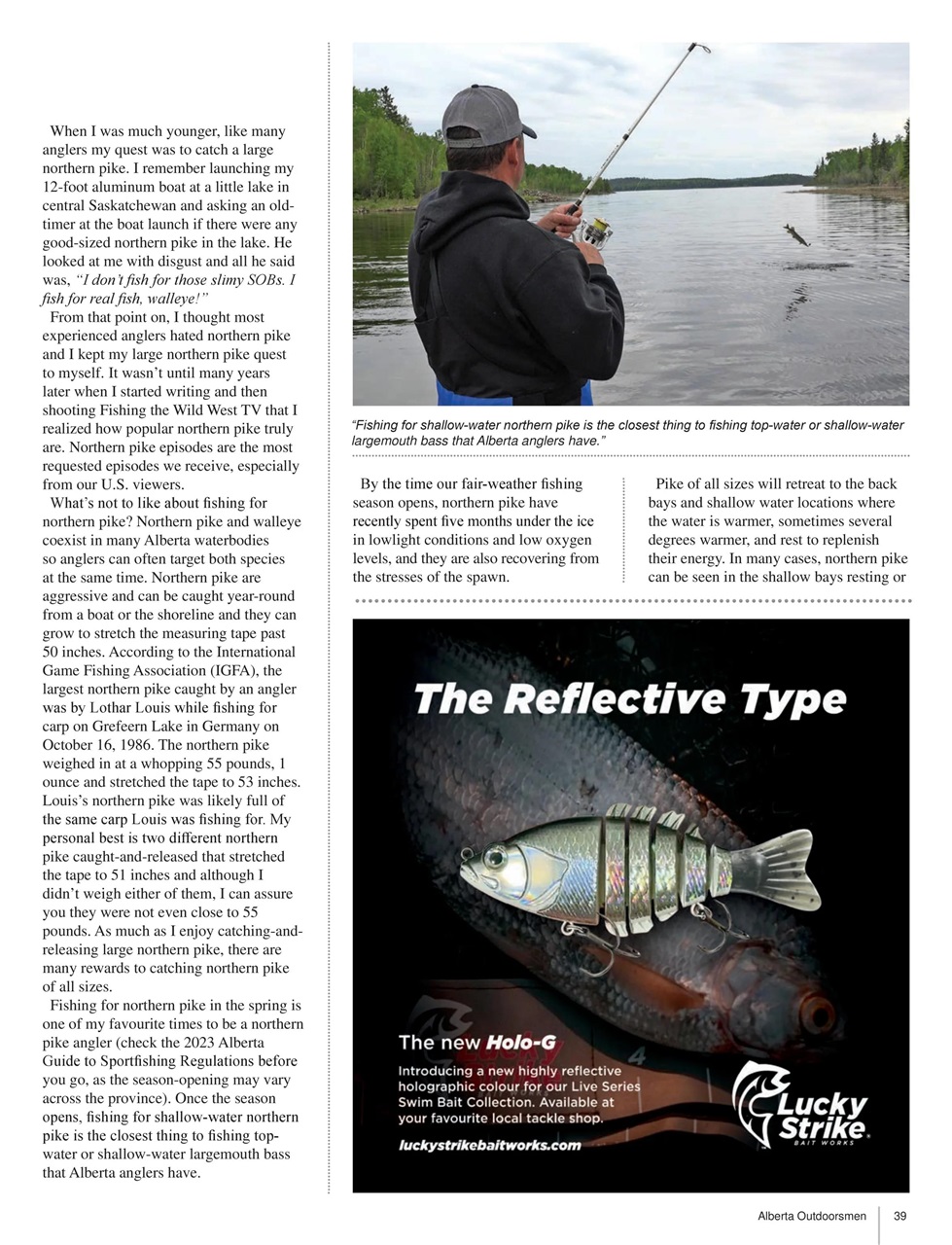 Alberta Outdoors Preview Pages