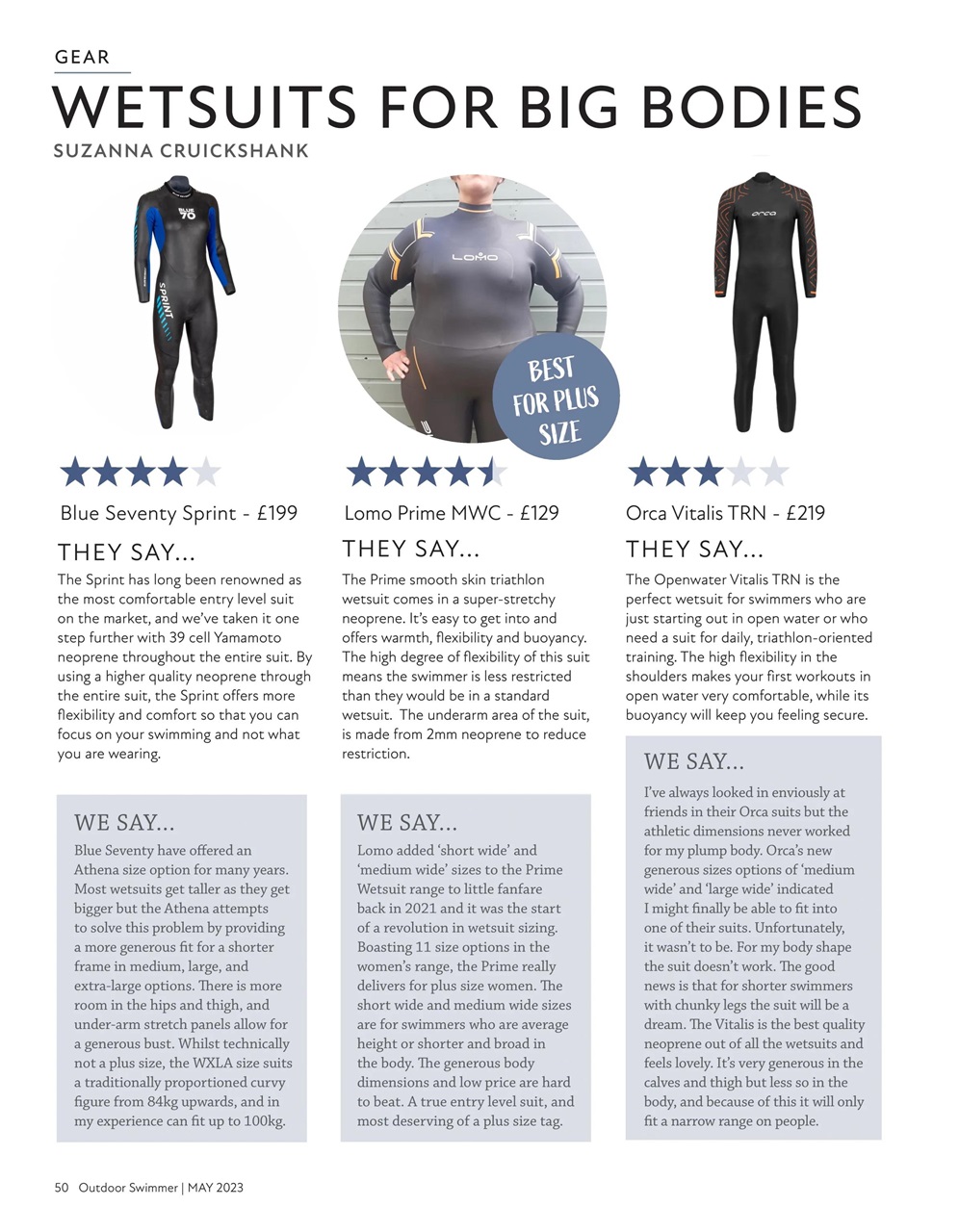 Outdoor Swimmer Preview Pages