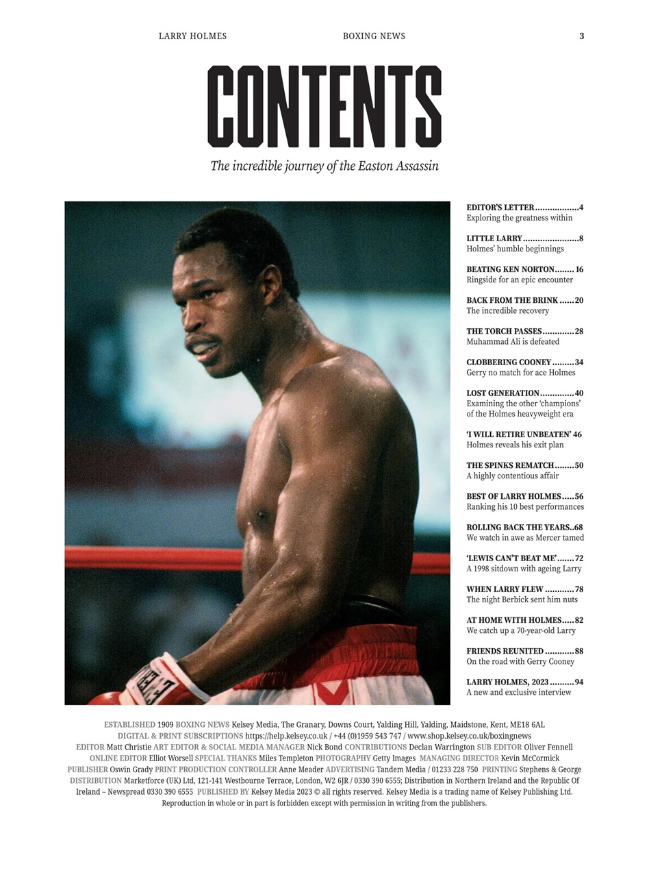 Boxing News Presents Preview Pages