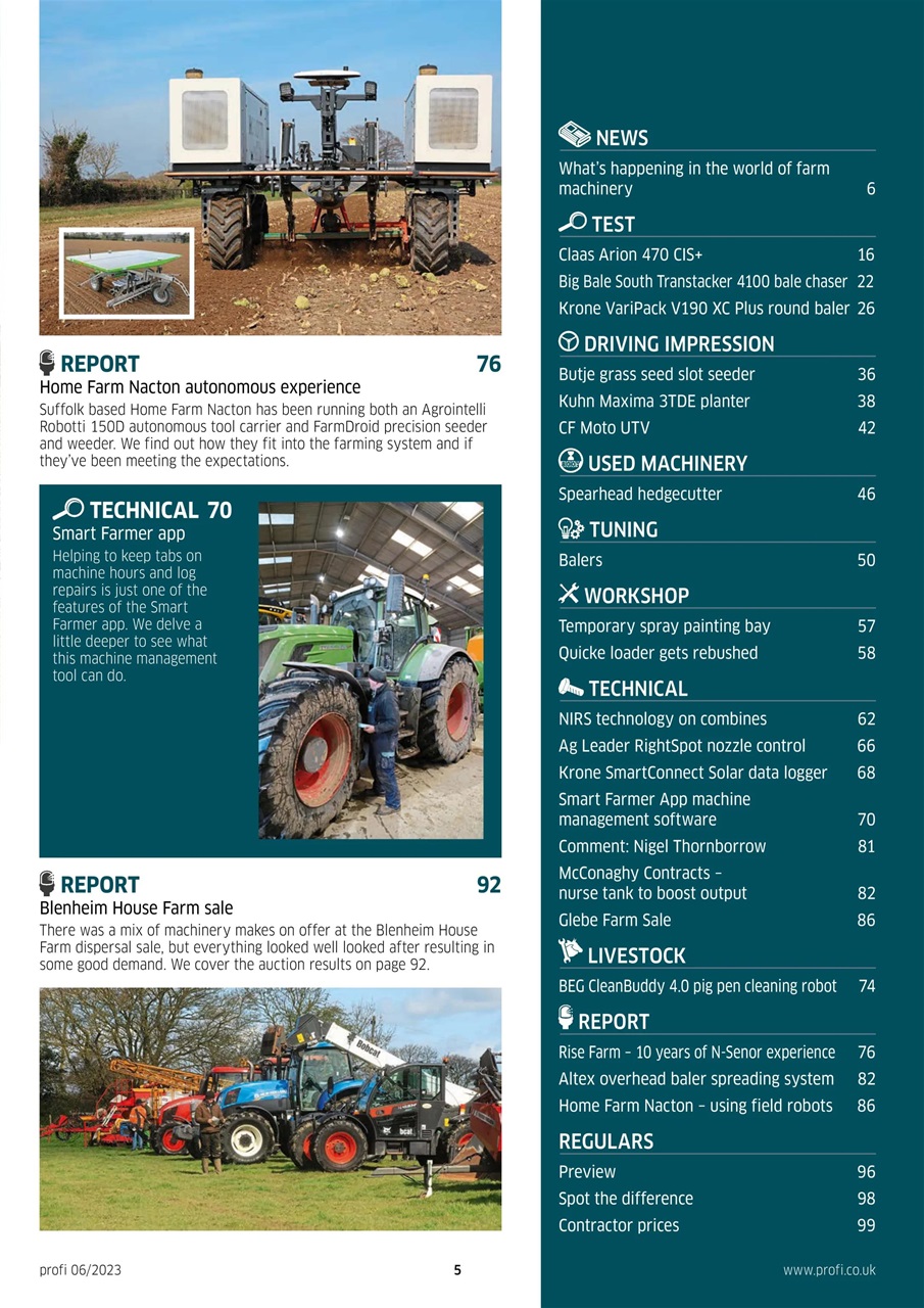 Profi International Preview Pages