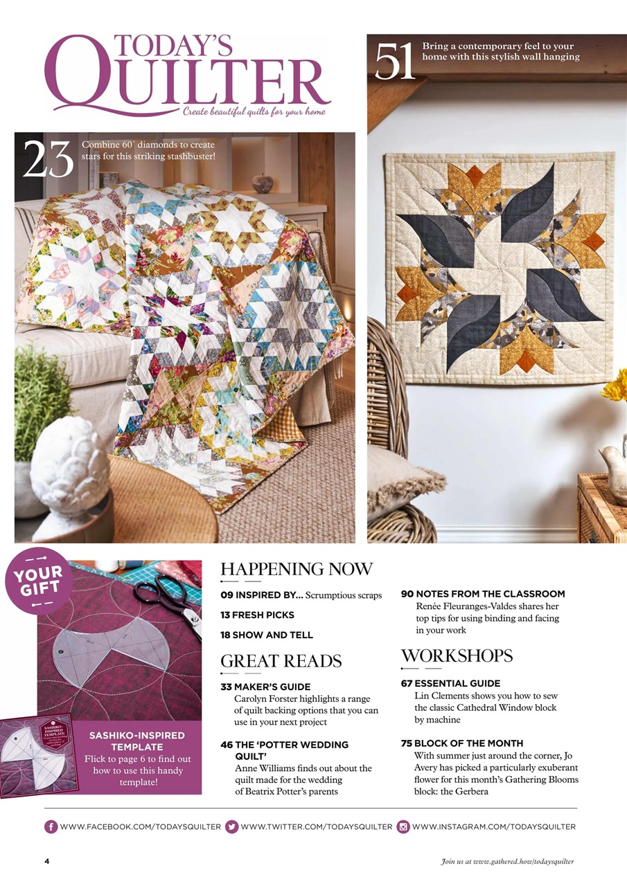 Today’s Quilter Preview Pages
