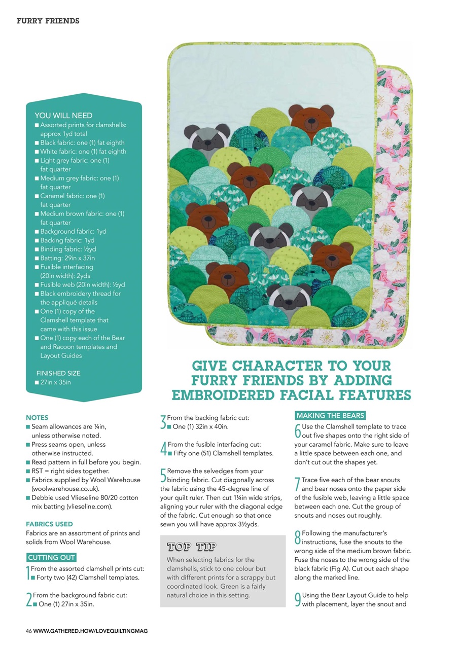 Love Patchwork & Quilting Preview Pages