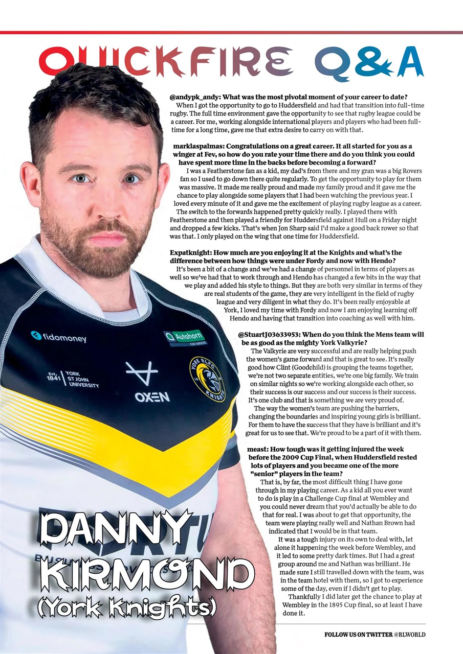 Rugby League World Preview Pages
