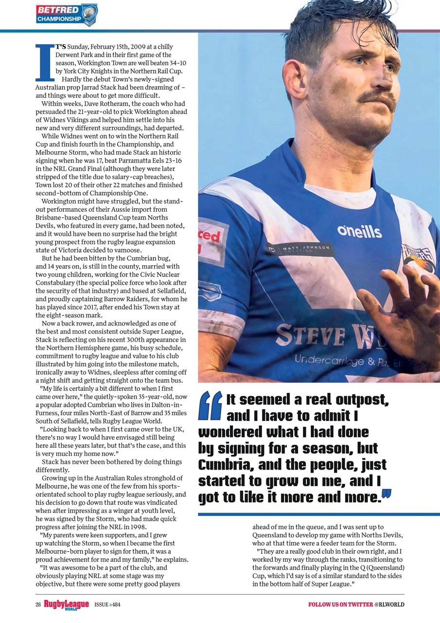 Rugby League World Preview Pages