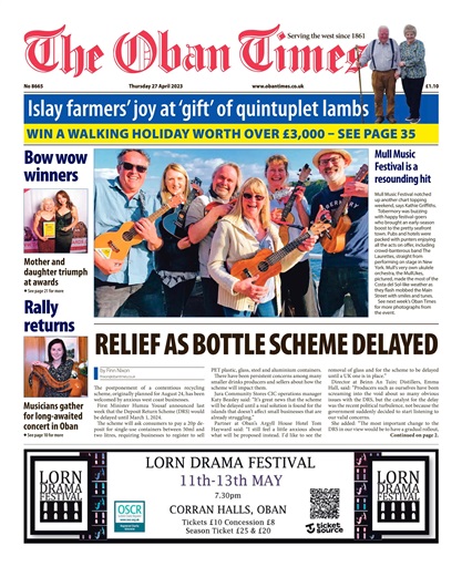 The Oban Times & Lochaber Times issue 