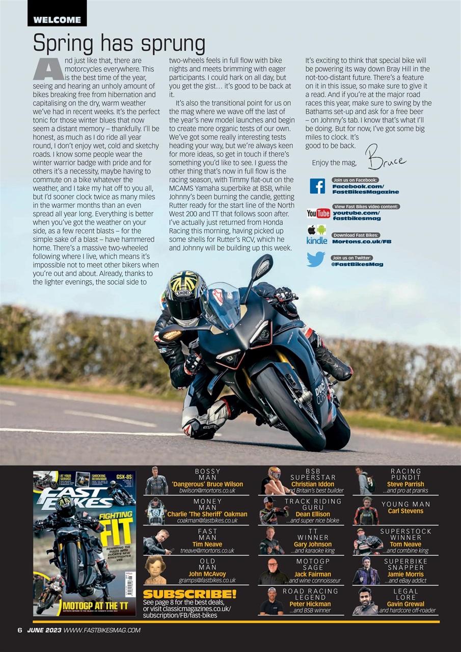 Fast Bikes Preview Pages