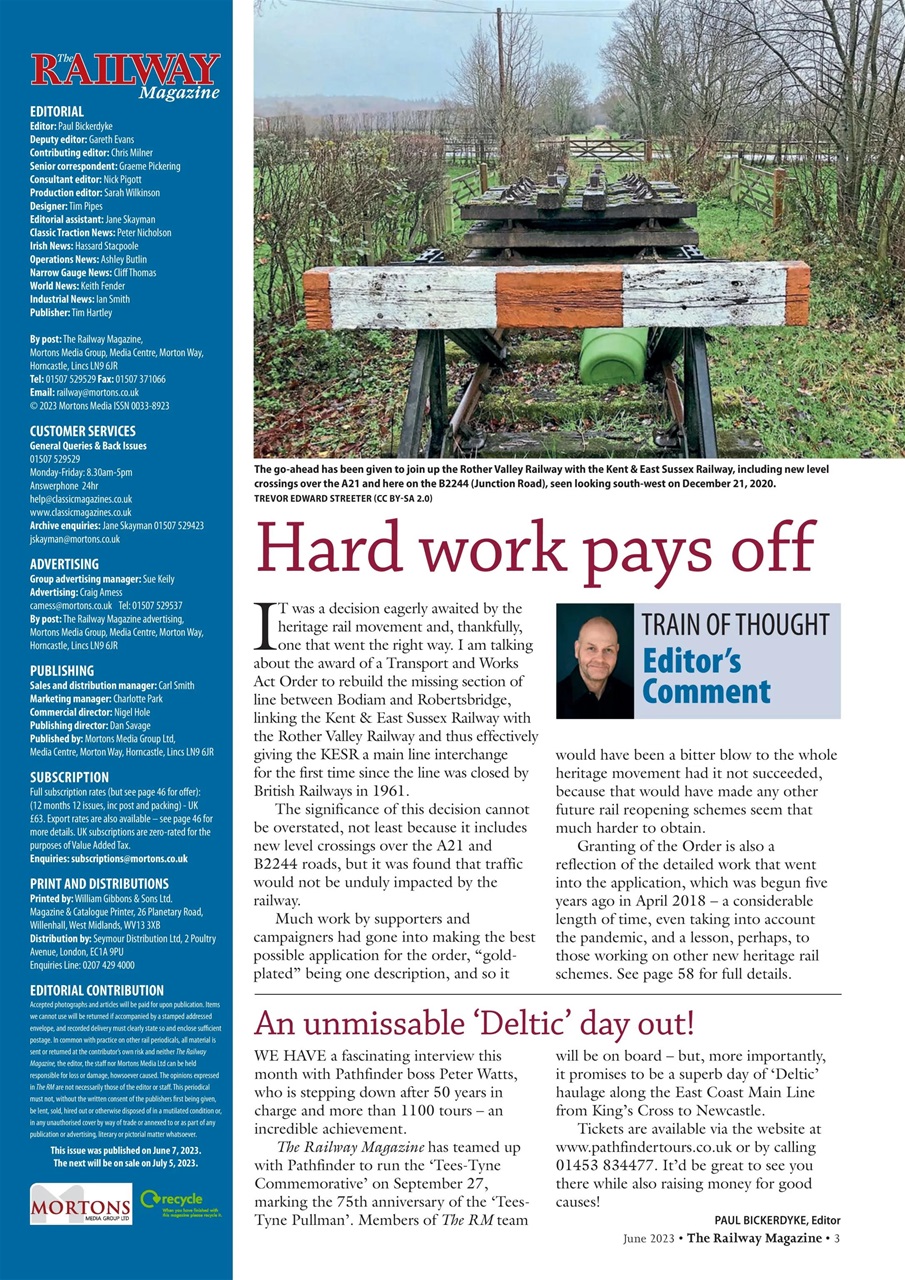 Railway Magazine Preview Pages