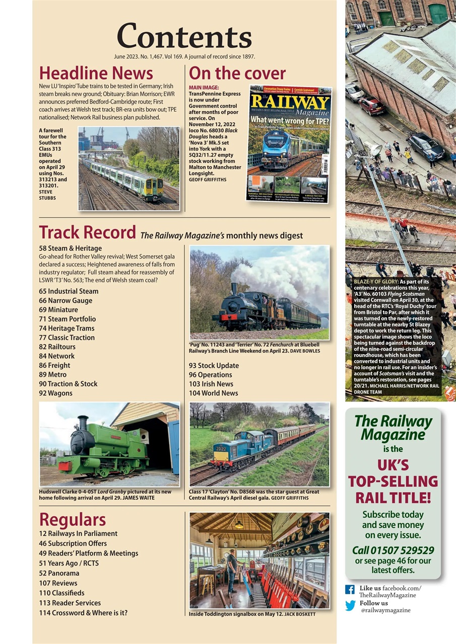 Railway Magazine Preview Pages