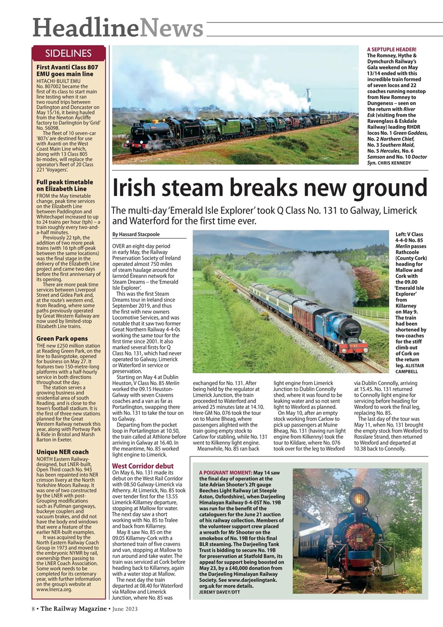 Railway Magazine Preview Pages