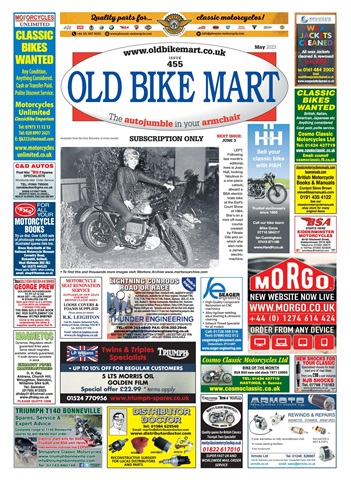 Old Bike Mart issue May 2023