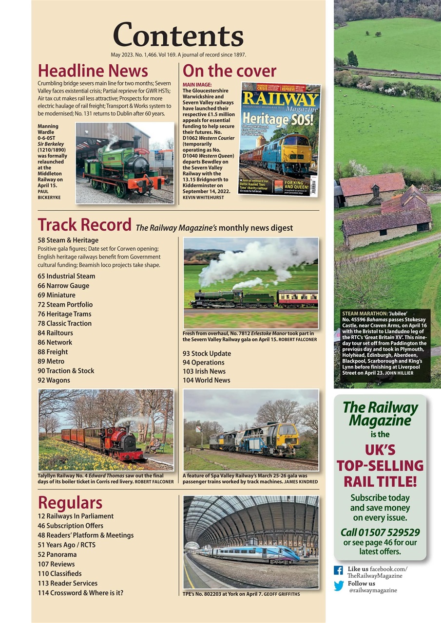 Railway Magazine Preview Pages