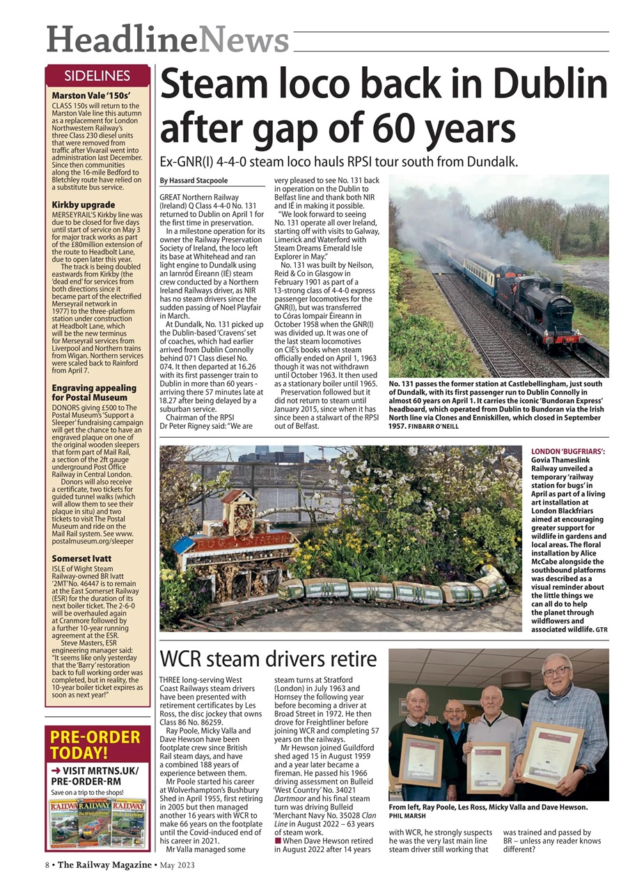 Railway Magazine Preview Pages