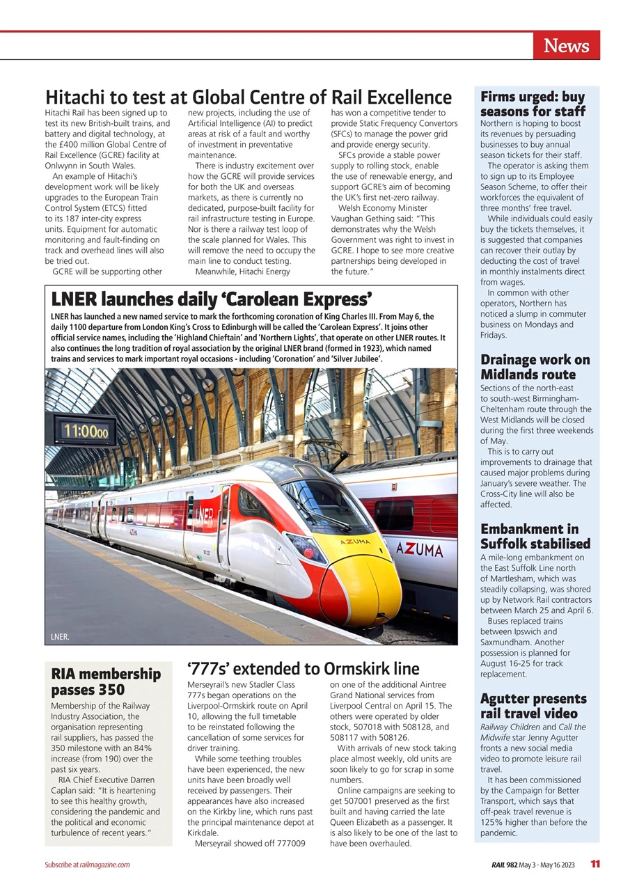 Rail Preview Pages