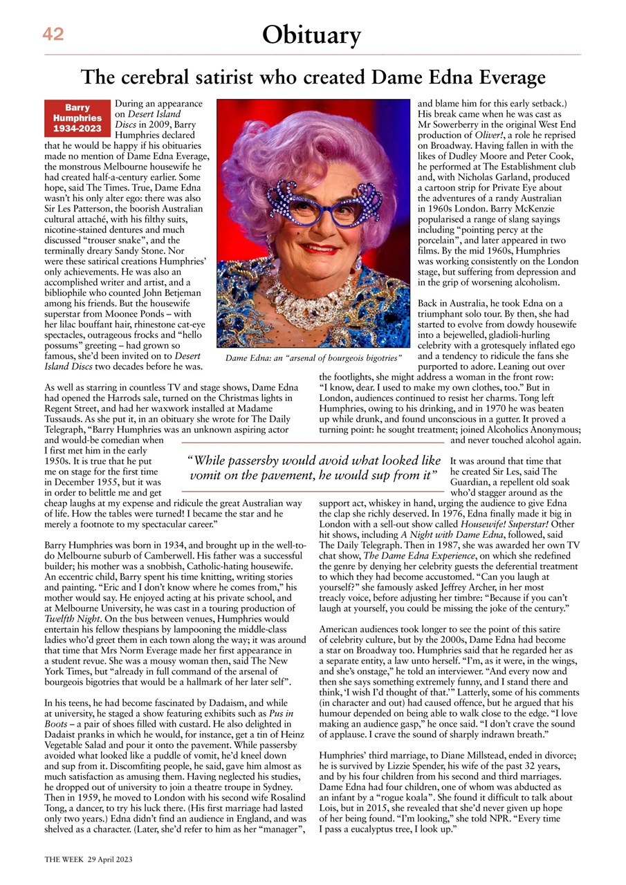 The Week Preview Pages