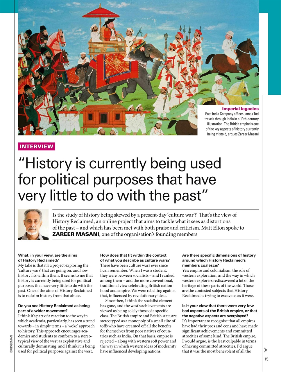 BBC History Magazine Preview Pages