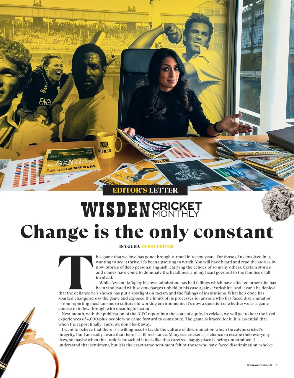 Wisden Cricket Monthly Preview Pages