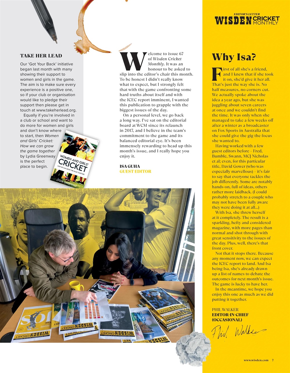 Wisden Cricket Monthly Preview Pages