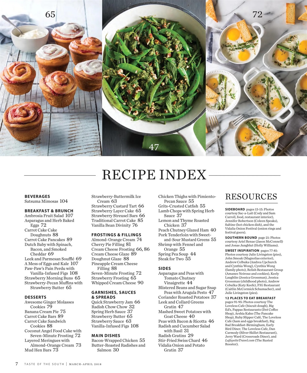 Taste of the South Preview Pages