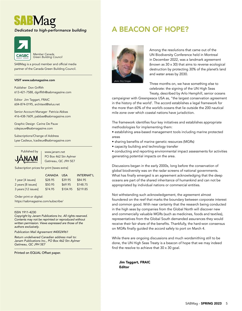 SABMag Preview Pages