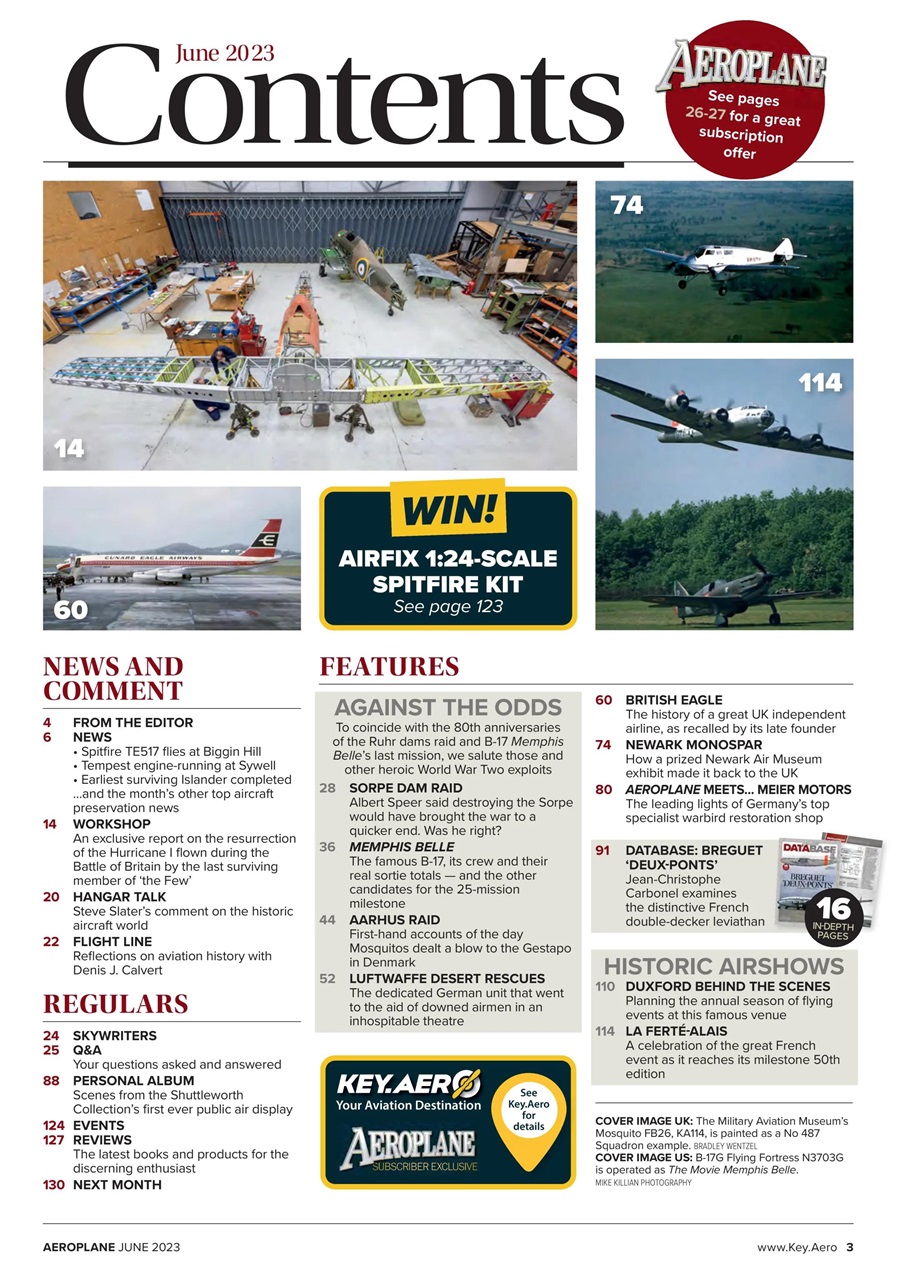 Aeroplane Preview Pages