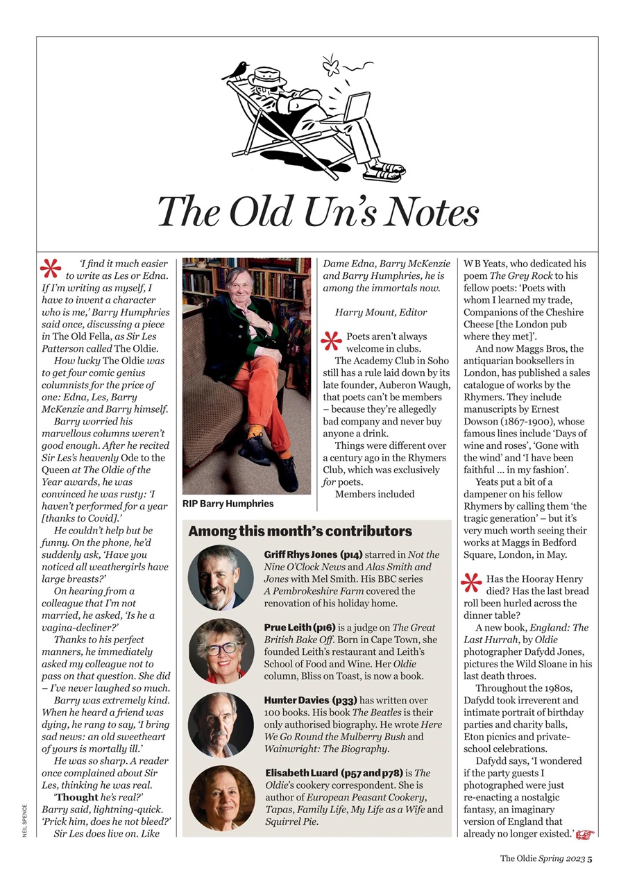 The Oldie Preview Pages