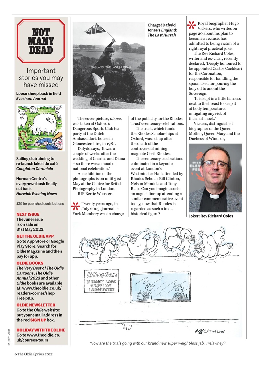 The Oldie Preview Pages