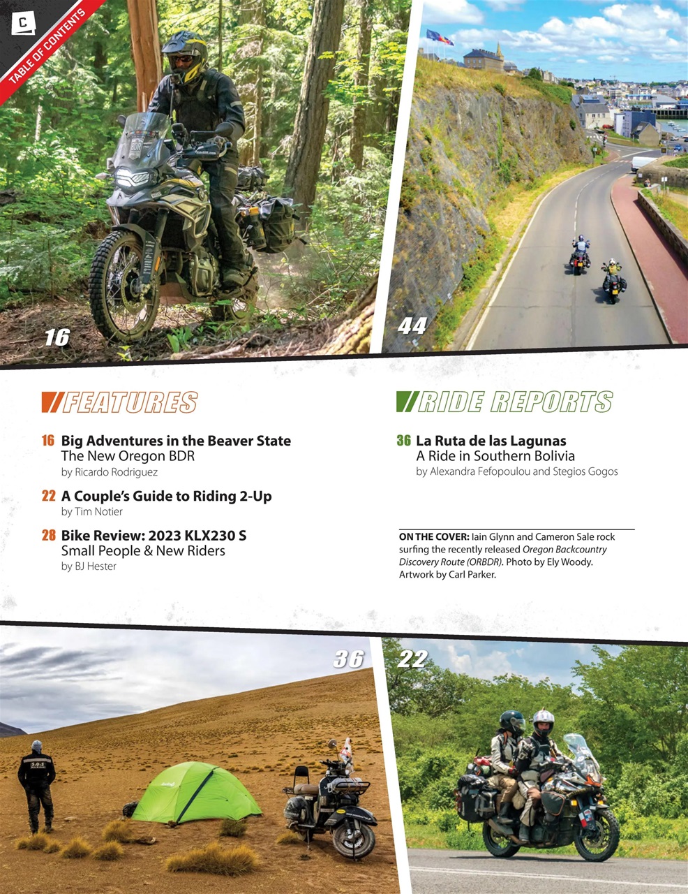 Adventure Motorcycle Preview Pages