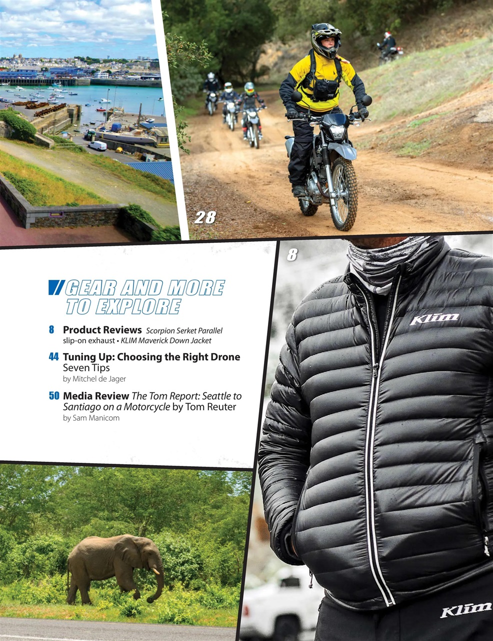 Adventure Motorcycle Preview Pages