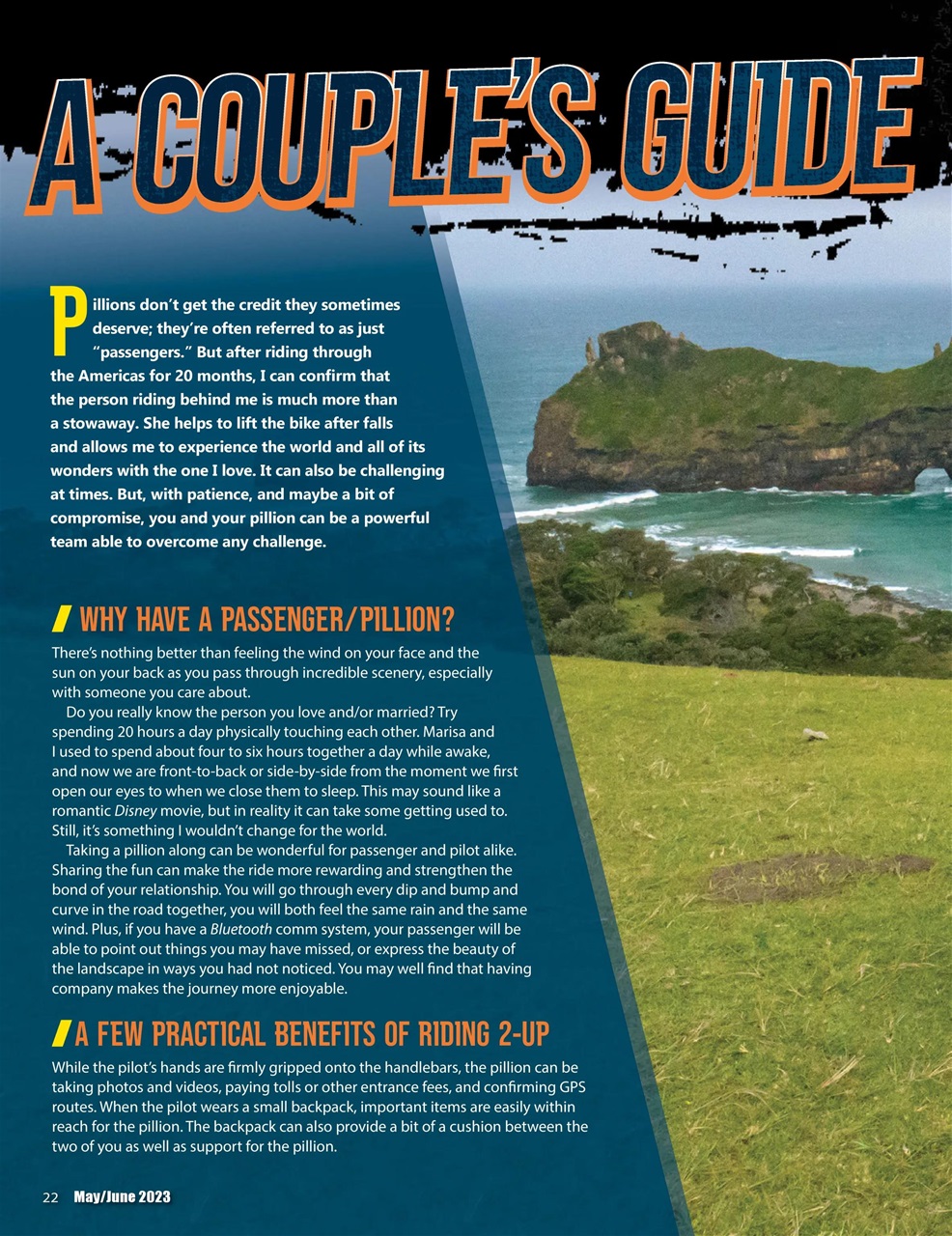 Adventure Motorcycle Preview Pages