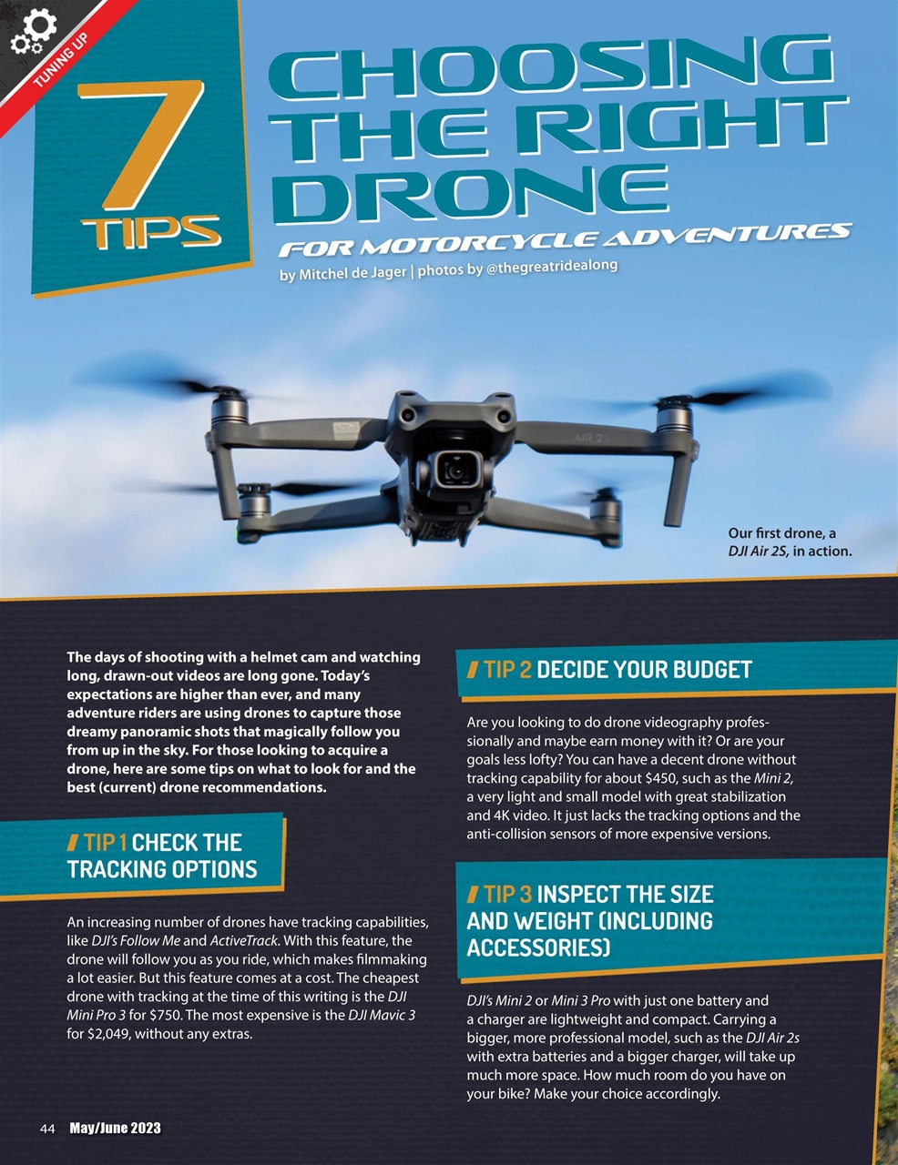 Adventure Motorcycle Preview Pages