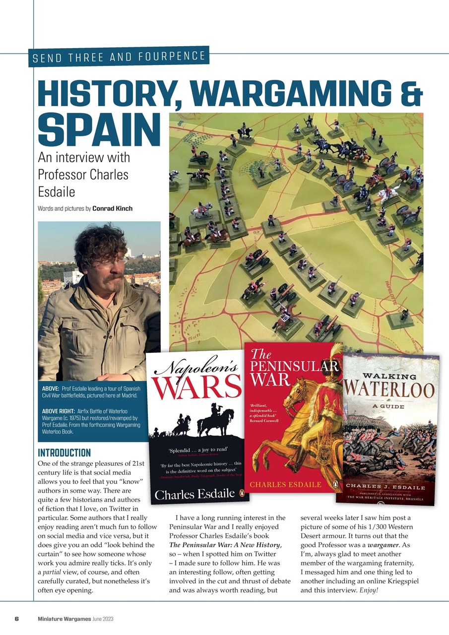 Miniature Wargames Preview Pages