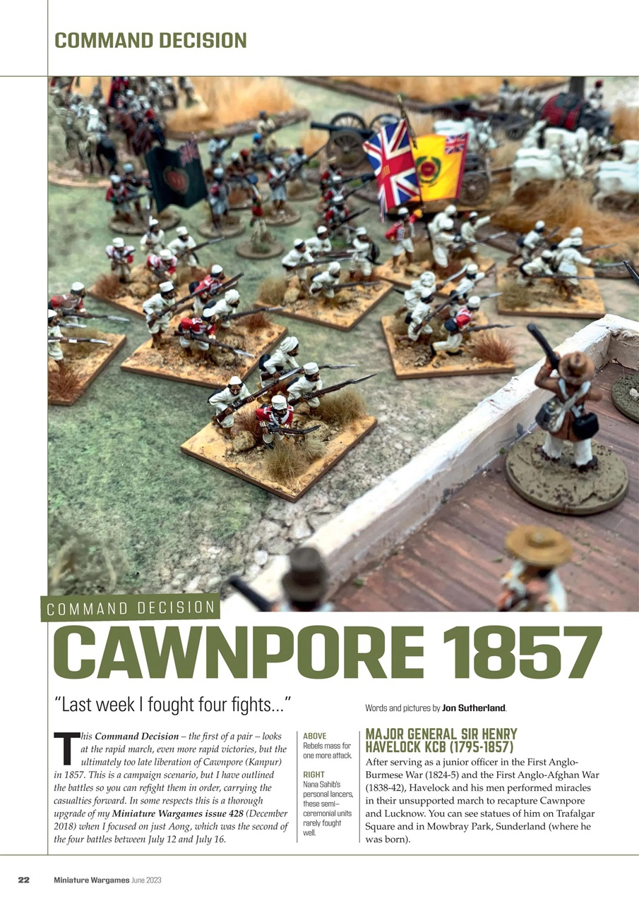 Miniature Wargames Preview Pages