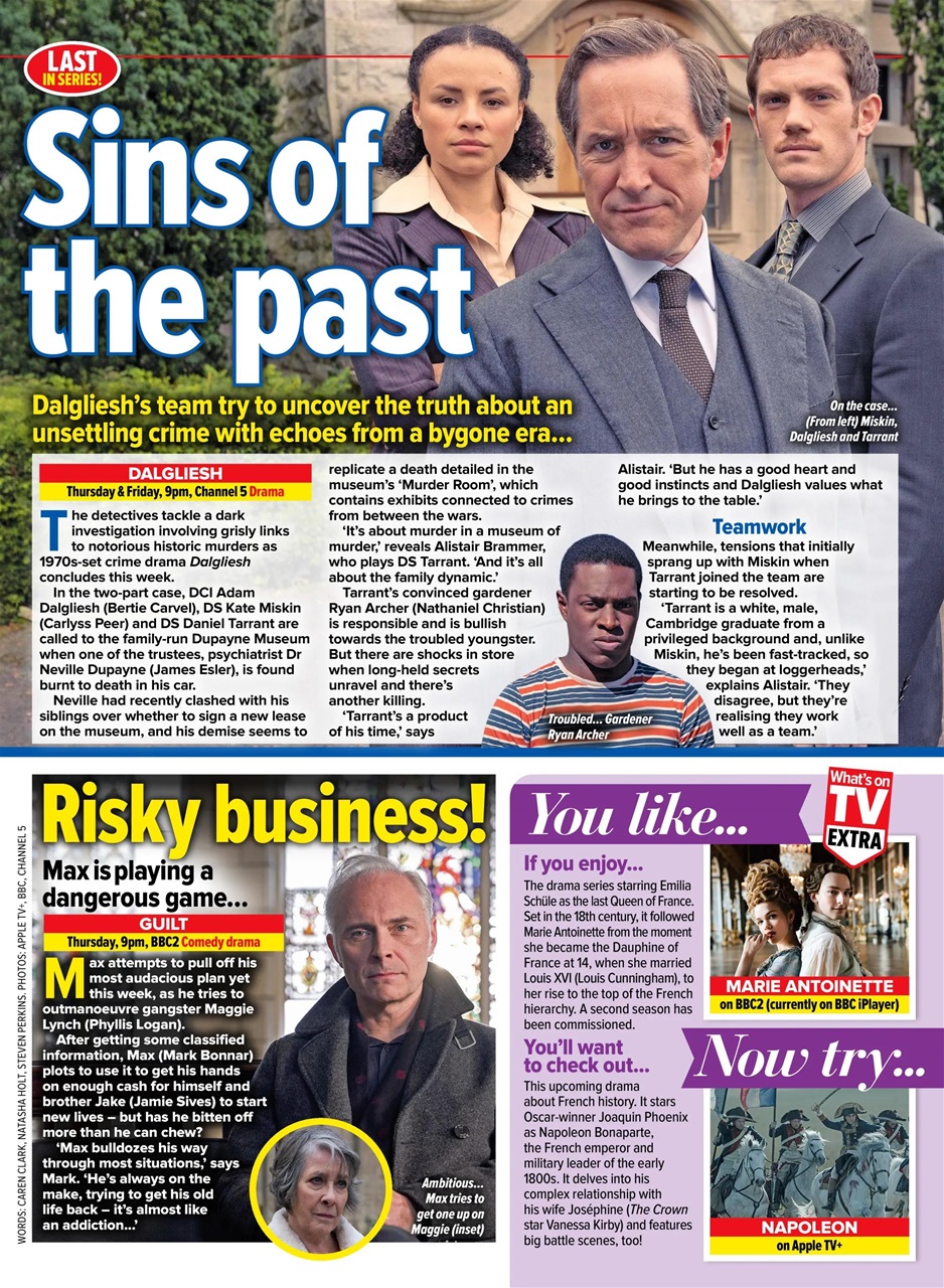 What's on TV Preview Pages