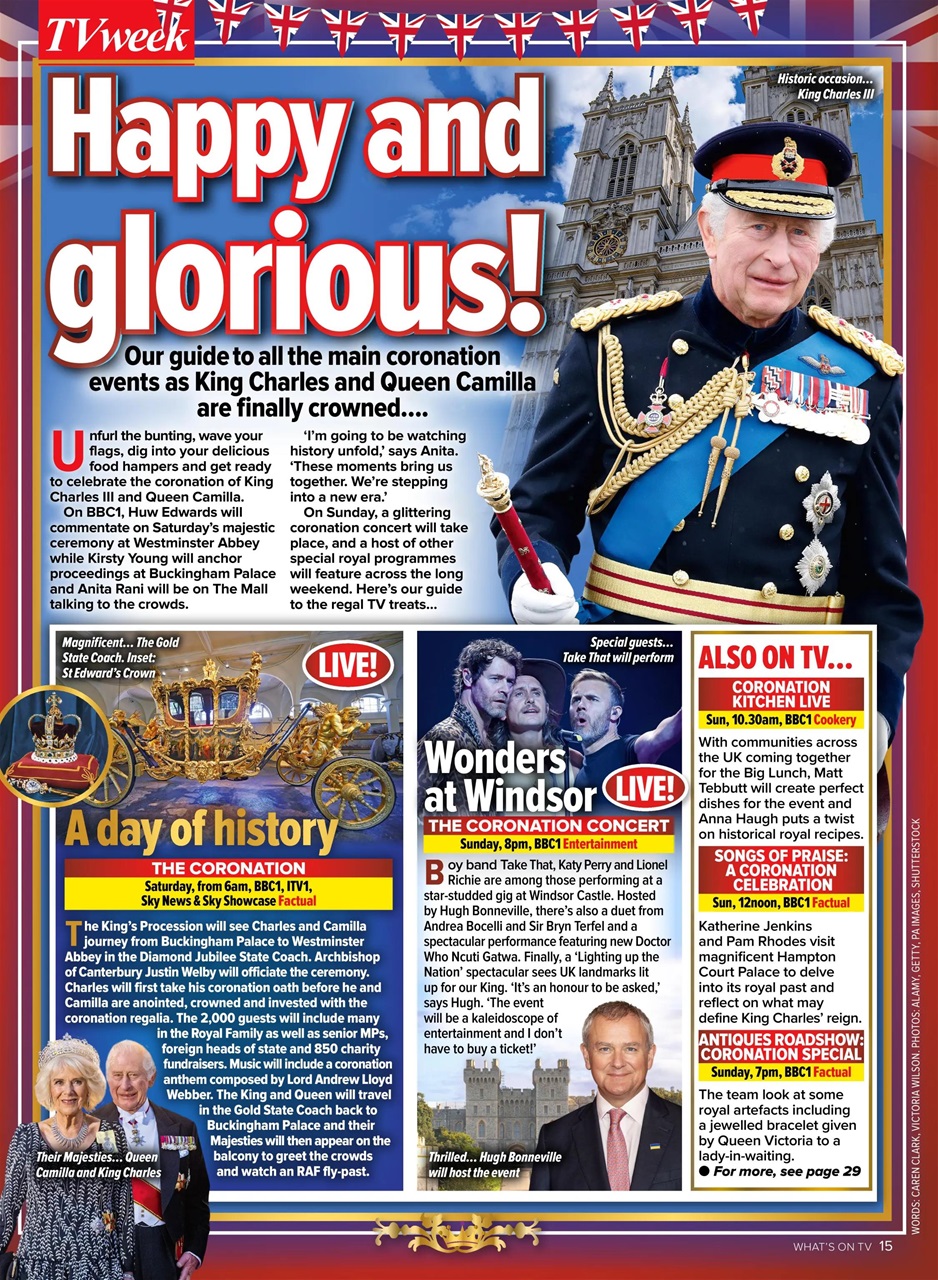 What's on TV Preview Pages