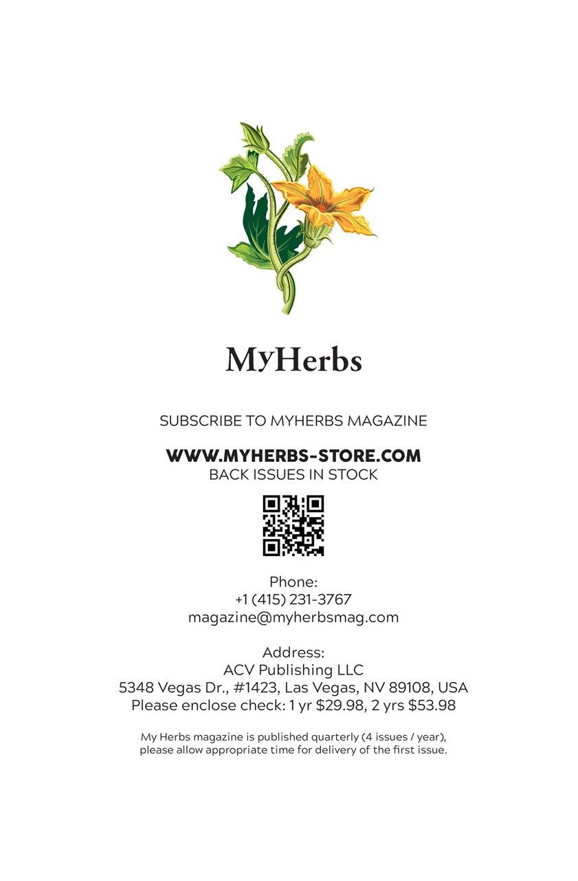 My Herbs Magazine Preview Pages