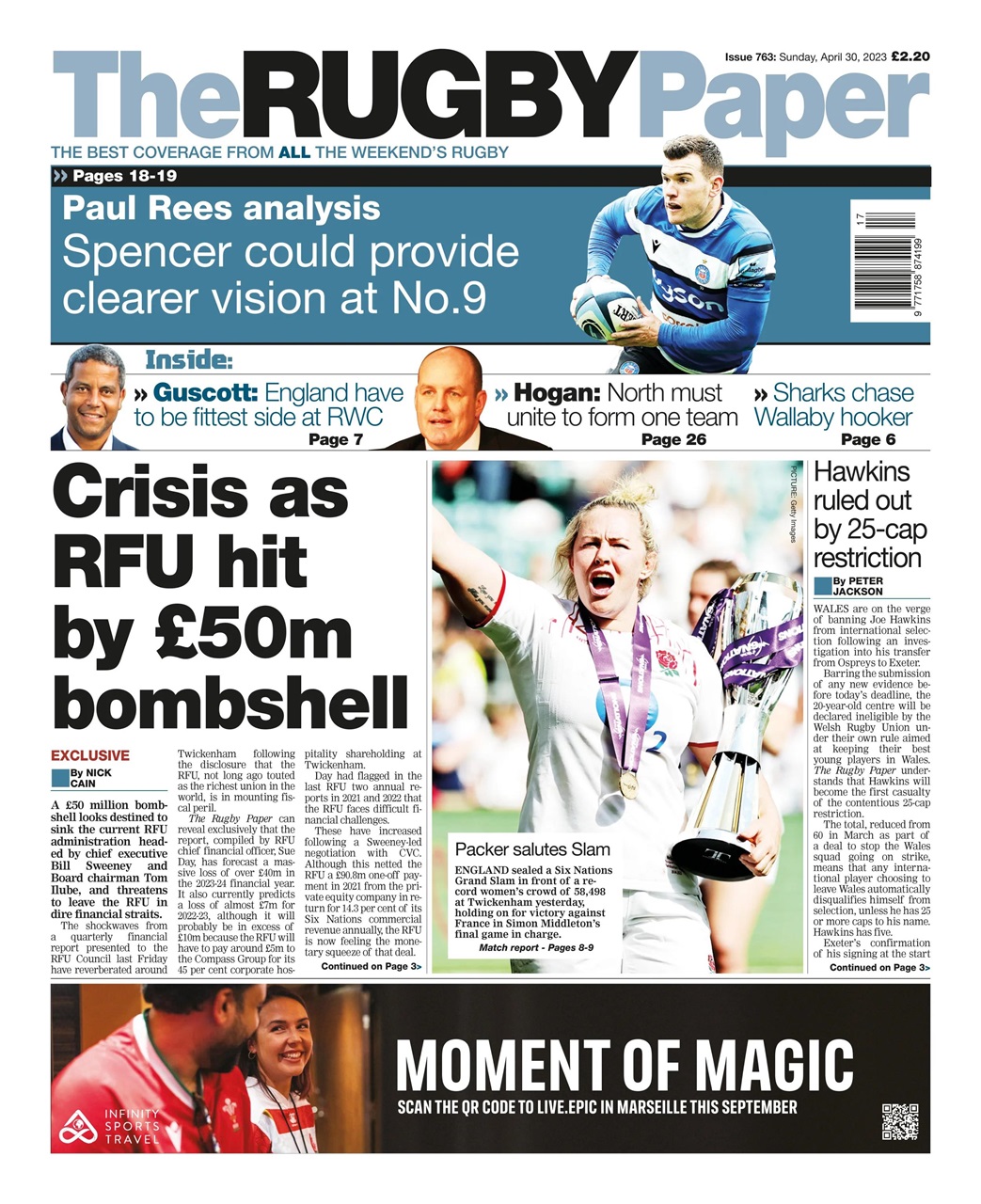 The Rugby Paper Preview Pages