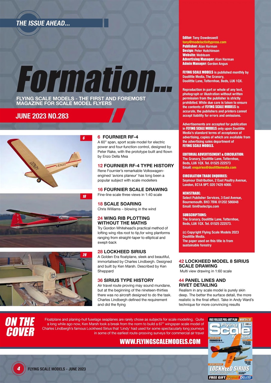 Flying Scale Models Preview Pages