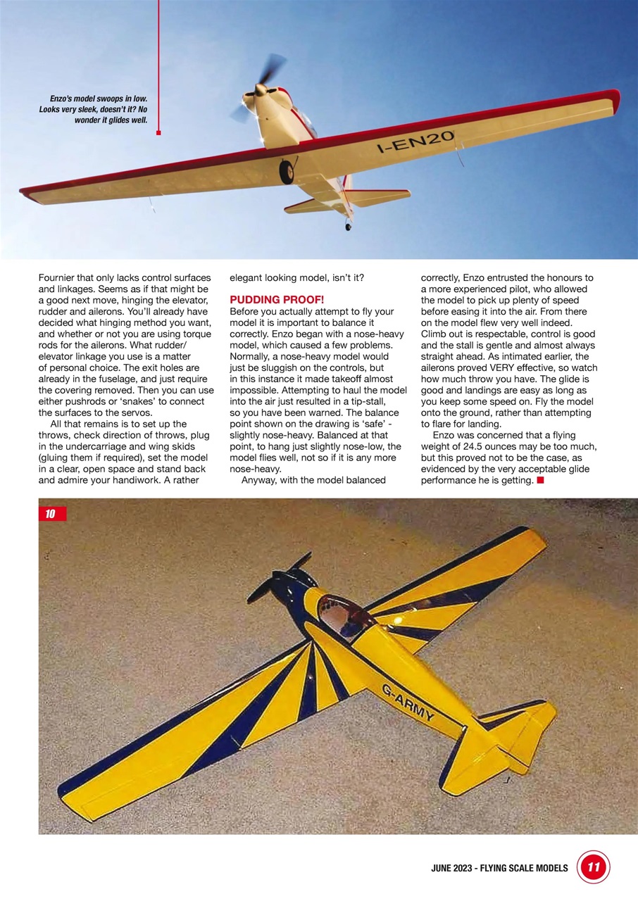 Radio Control Model Flyer Preview Pages