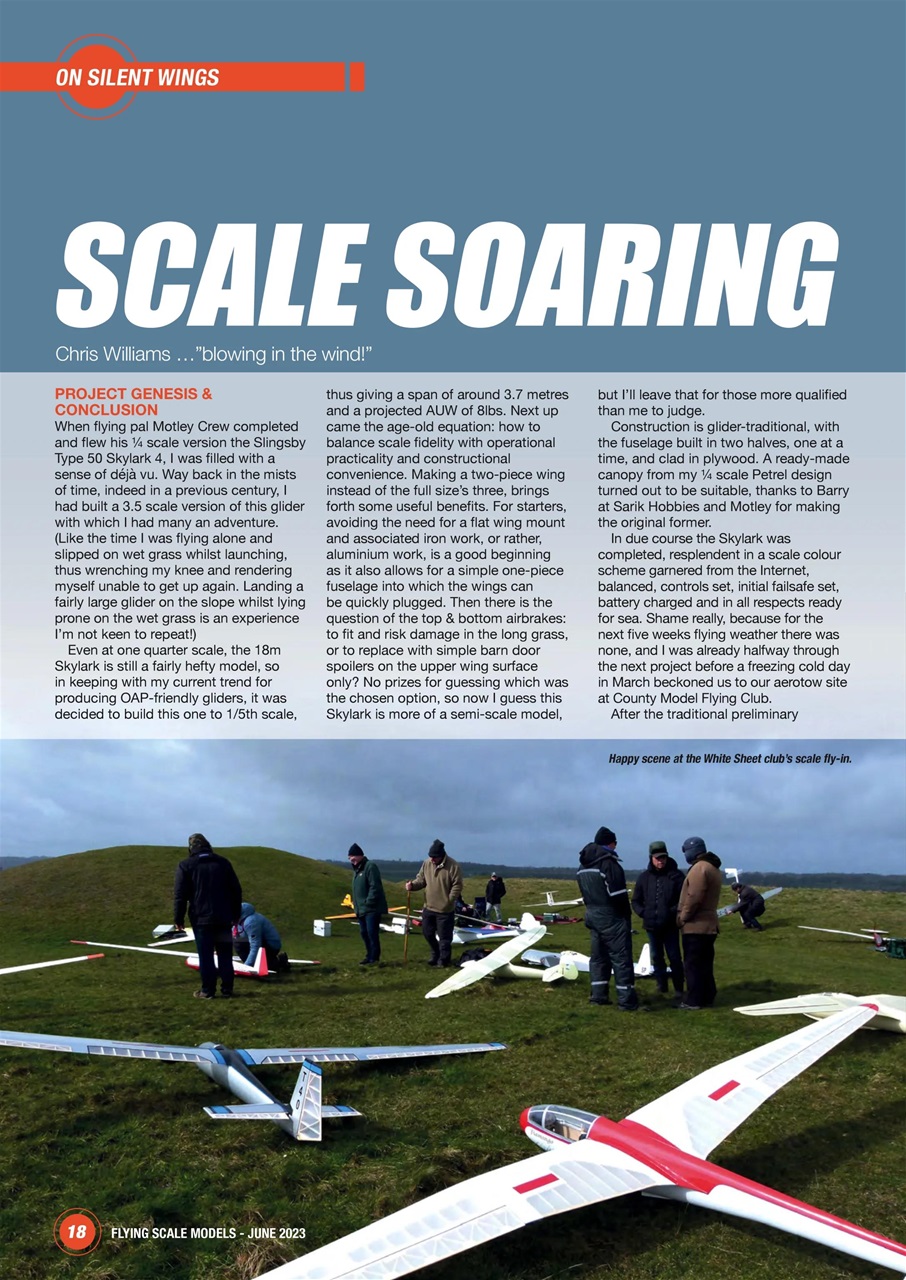 Radio Control Model Flyer Preview Pages